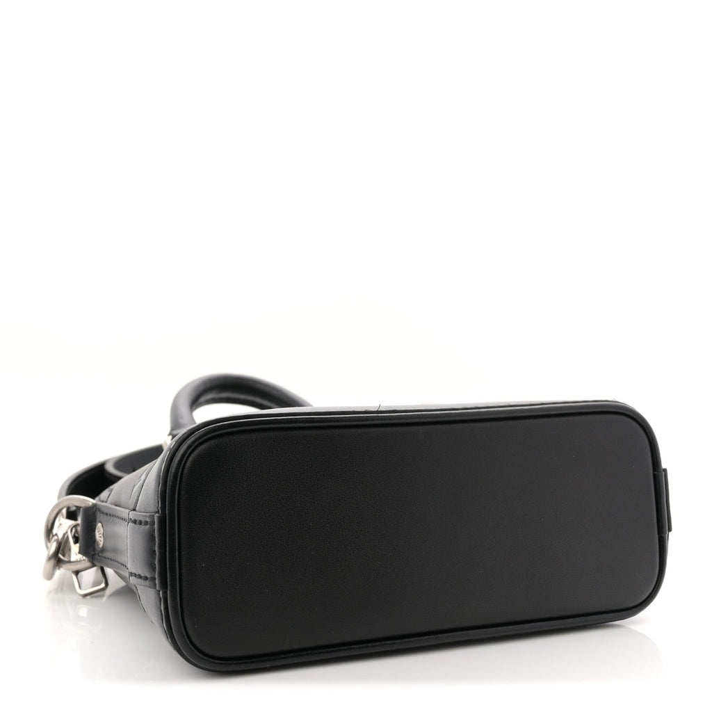 Louis Vuitton Nano Alma Black Silver