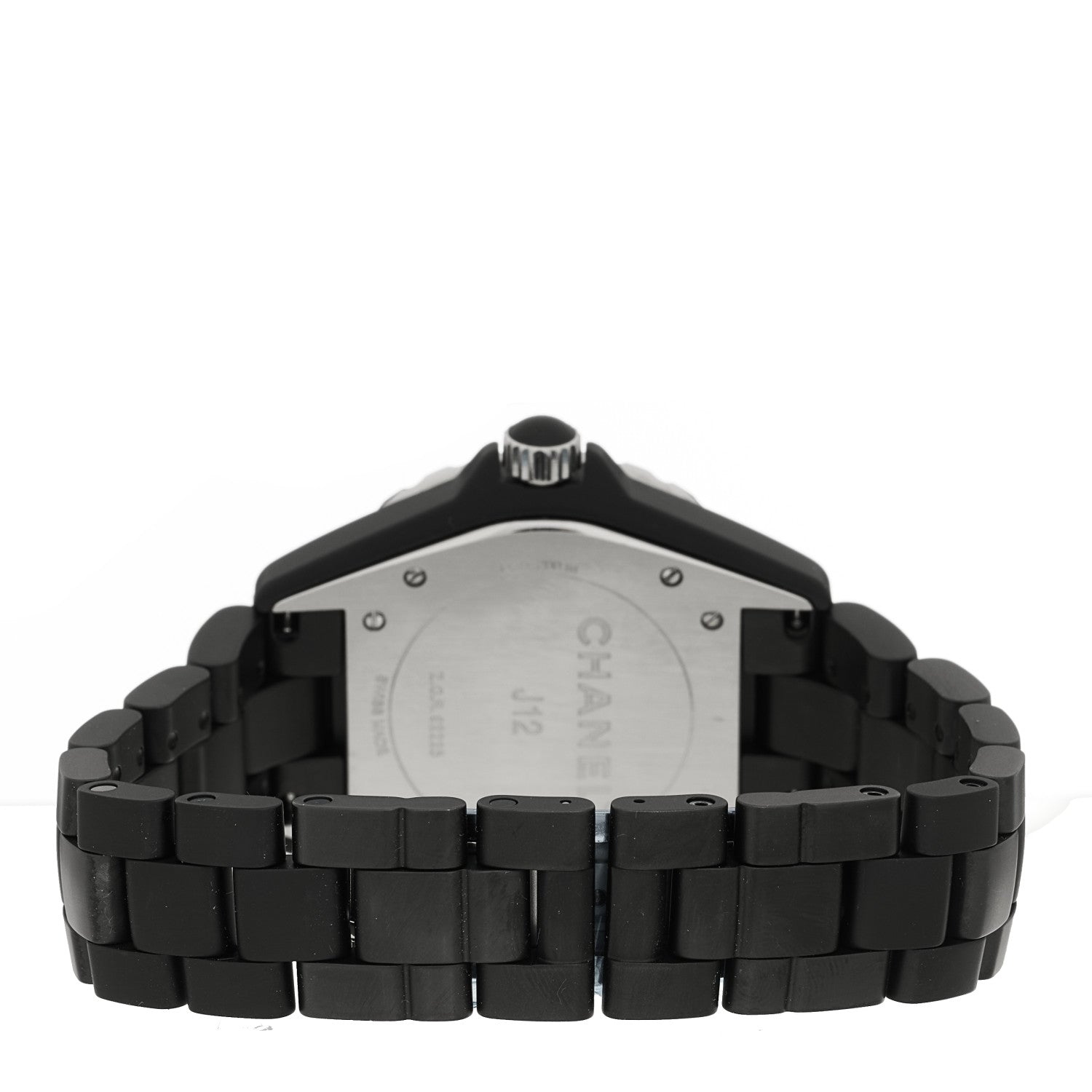 Chanel Stainless Steel Matte Ceramic 41mm J12 Automatic Watch Black