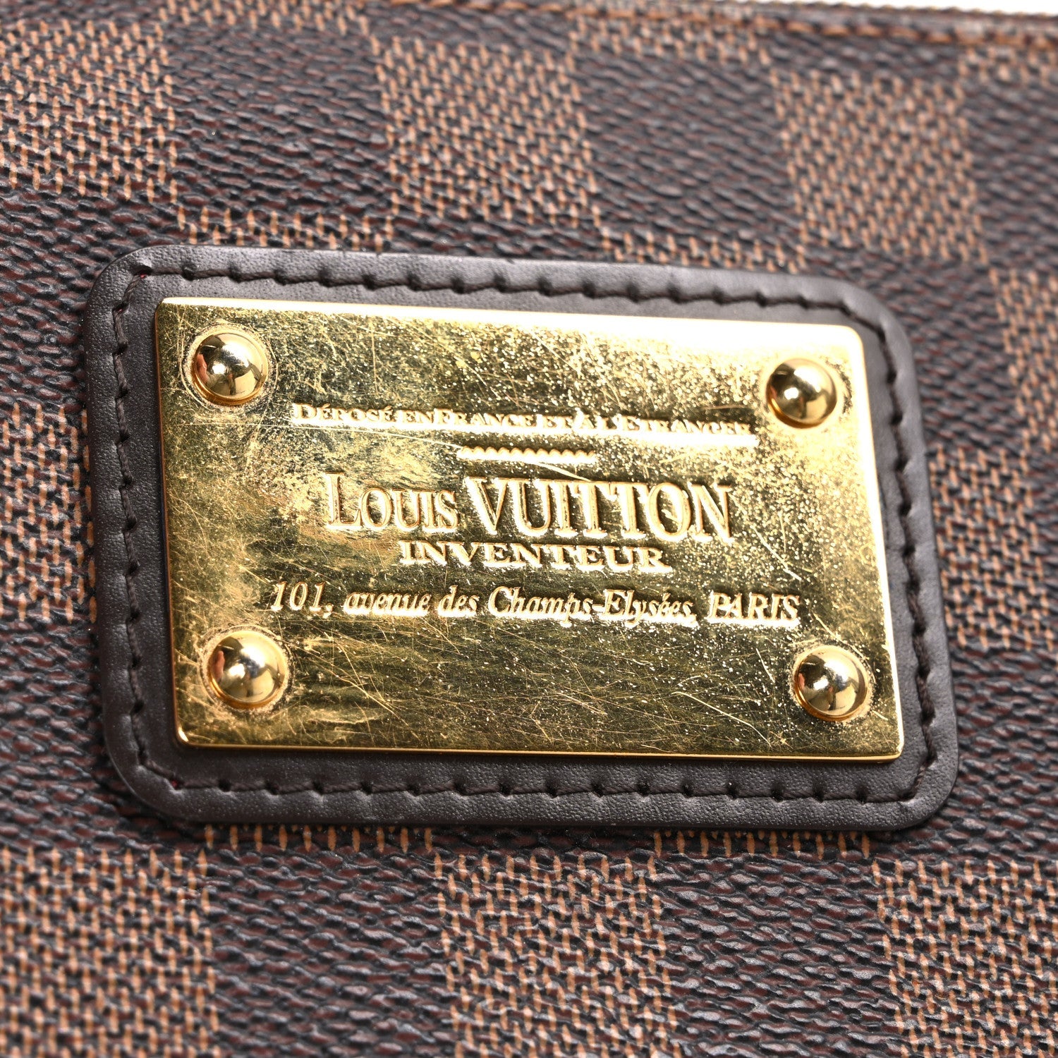 Louis Vuitton Damier Ebene Eva Clutch