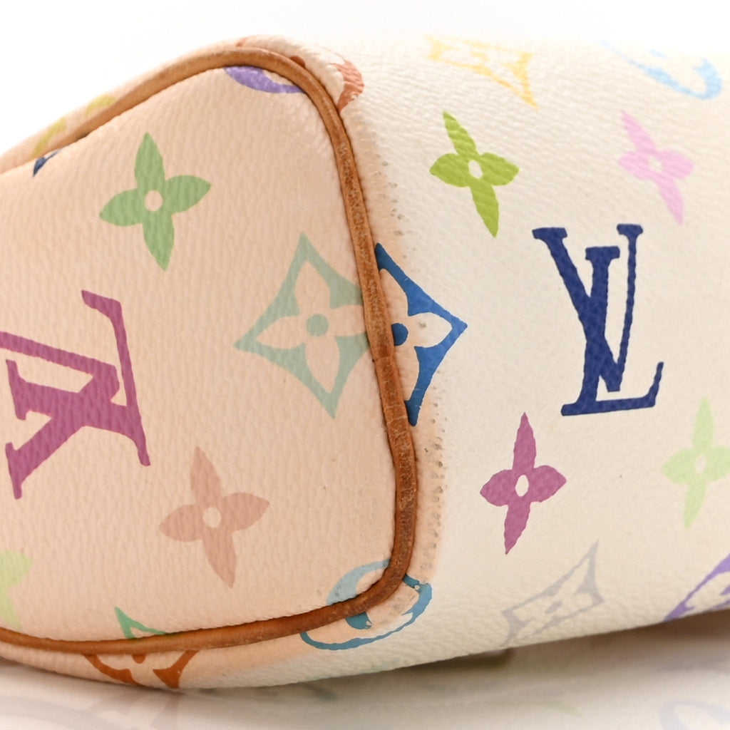 Louis Vuitton Monogram Multicolor Mini Sac HL Speedy White