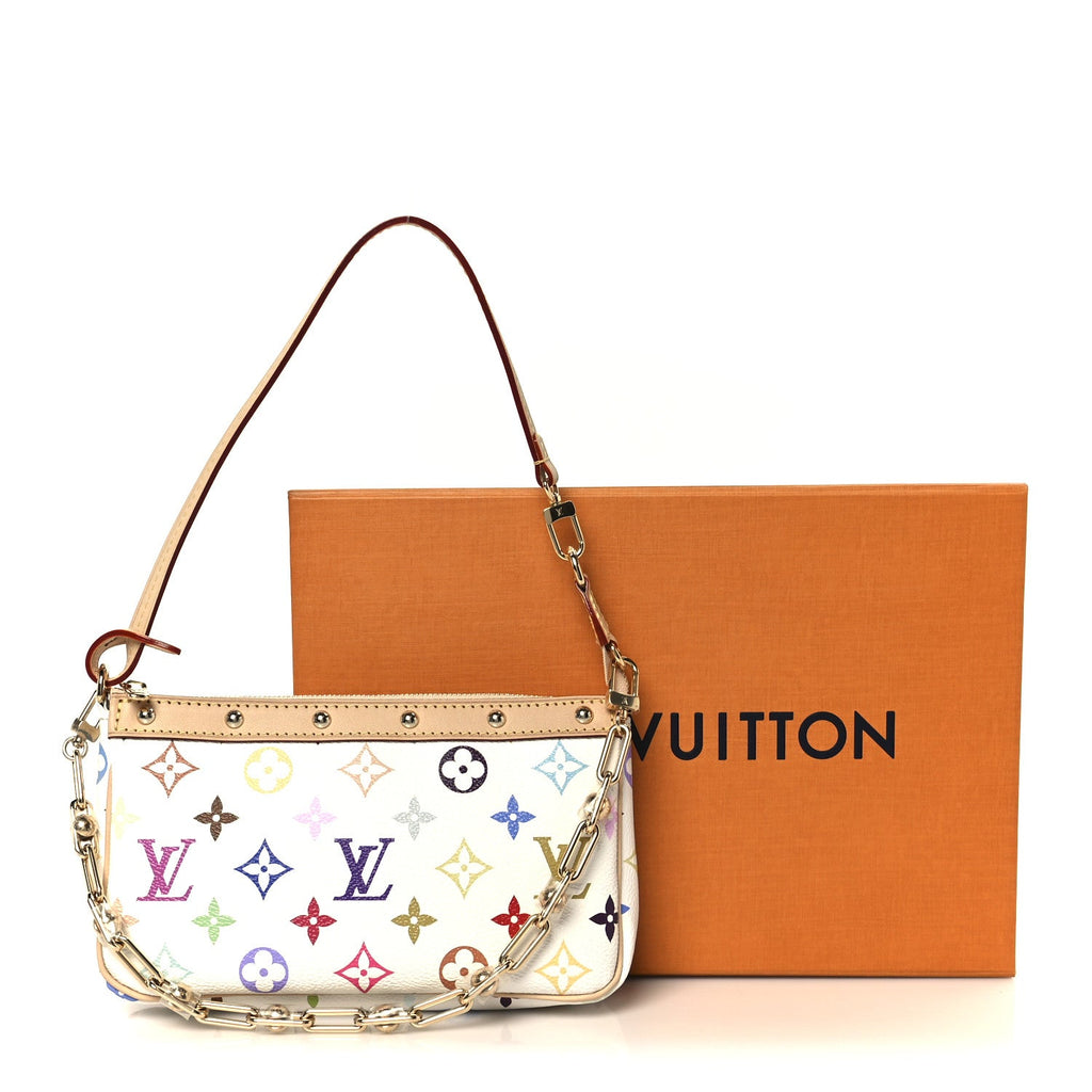 Louis Vuitton LV X TM Monogram Multicolor Pochette Accessories White