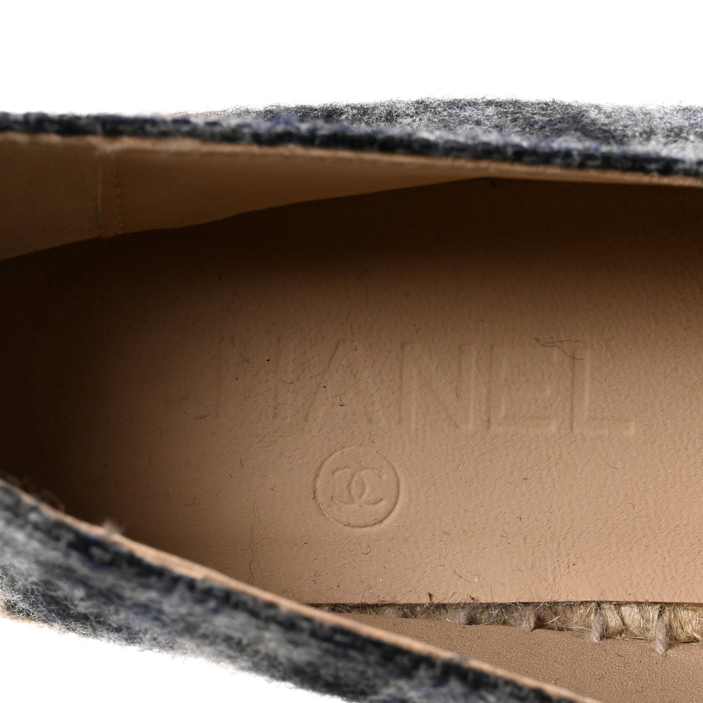 Flannel CC Espadrilles 36 Dark Grey Black