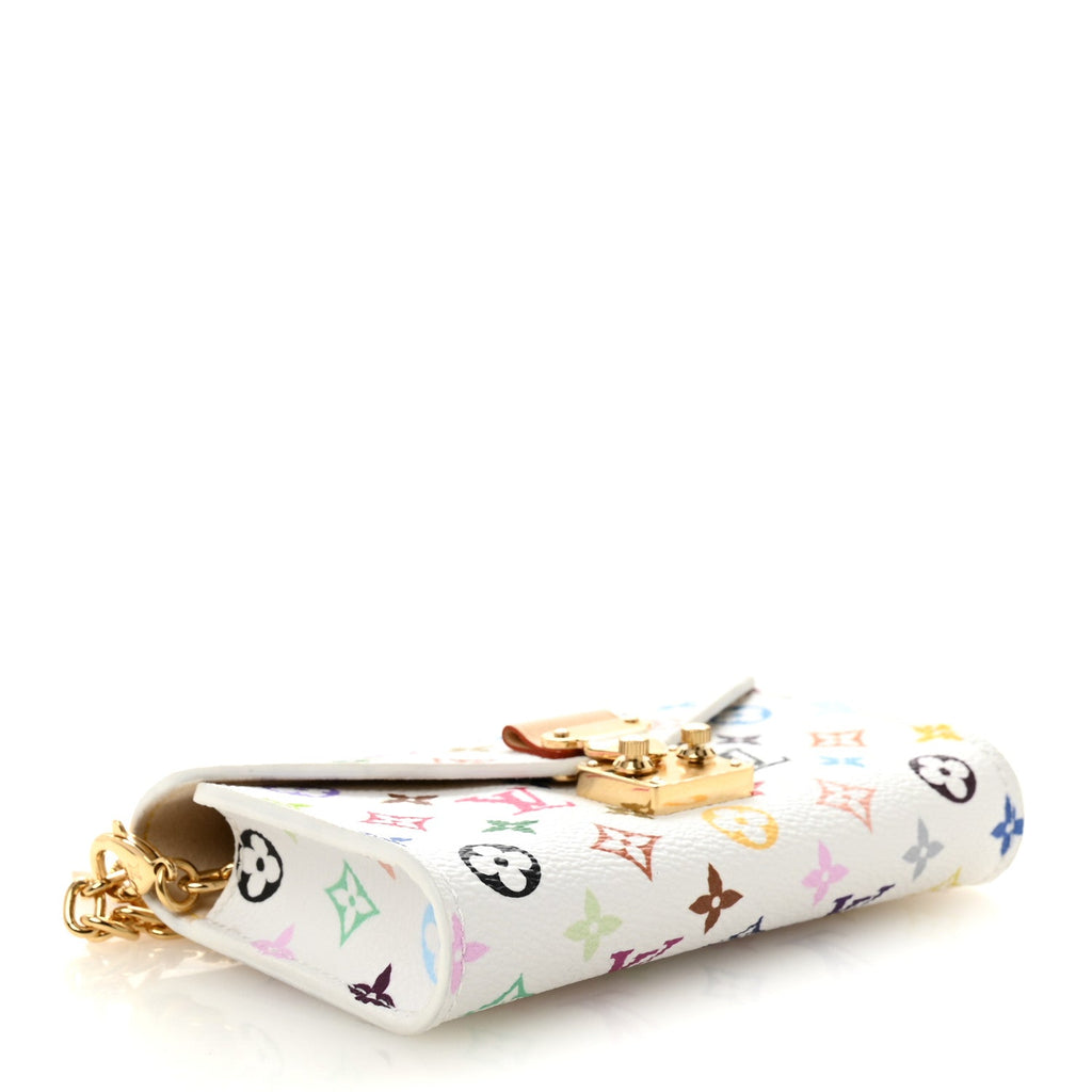 Louis Vuitton LV X TM Monogram Multicolor Pouch Metis Belt White