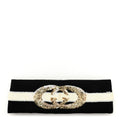 Gucci Sequin Polyester Headband M 57 Black White