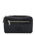 Gucci Soft GG Supreme Monogram Web Belt Bag Black Grey