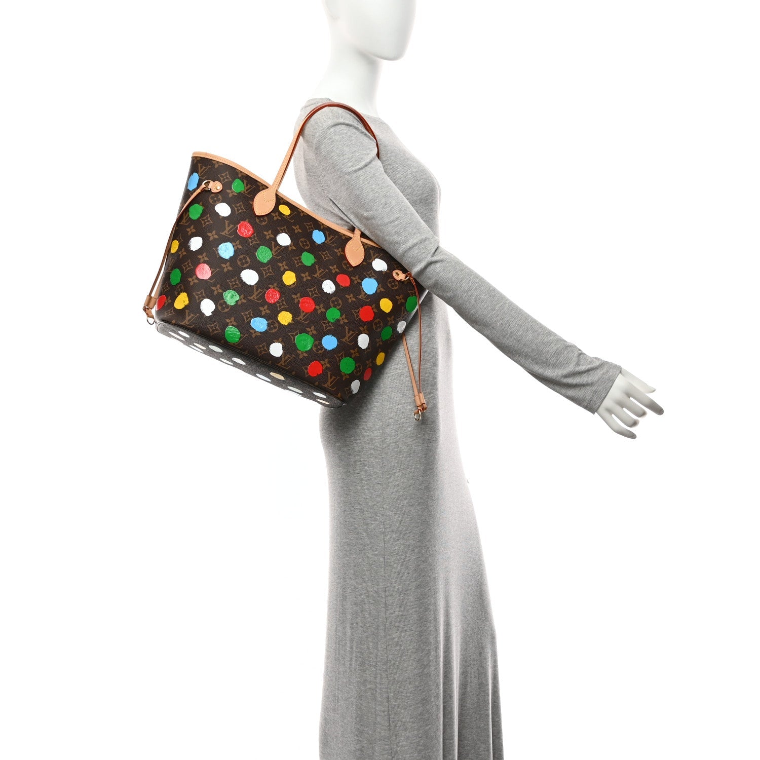 Louis Vuitton LV X YK Monogram Dots Neverfull MM