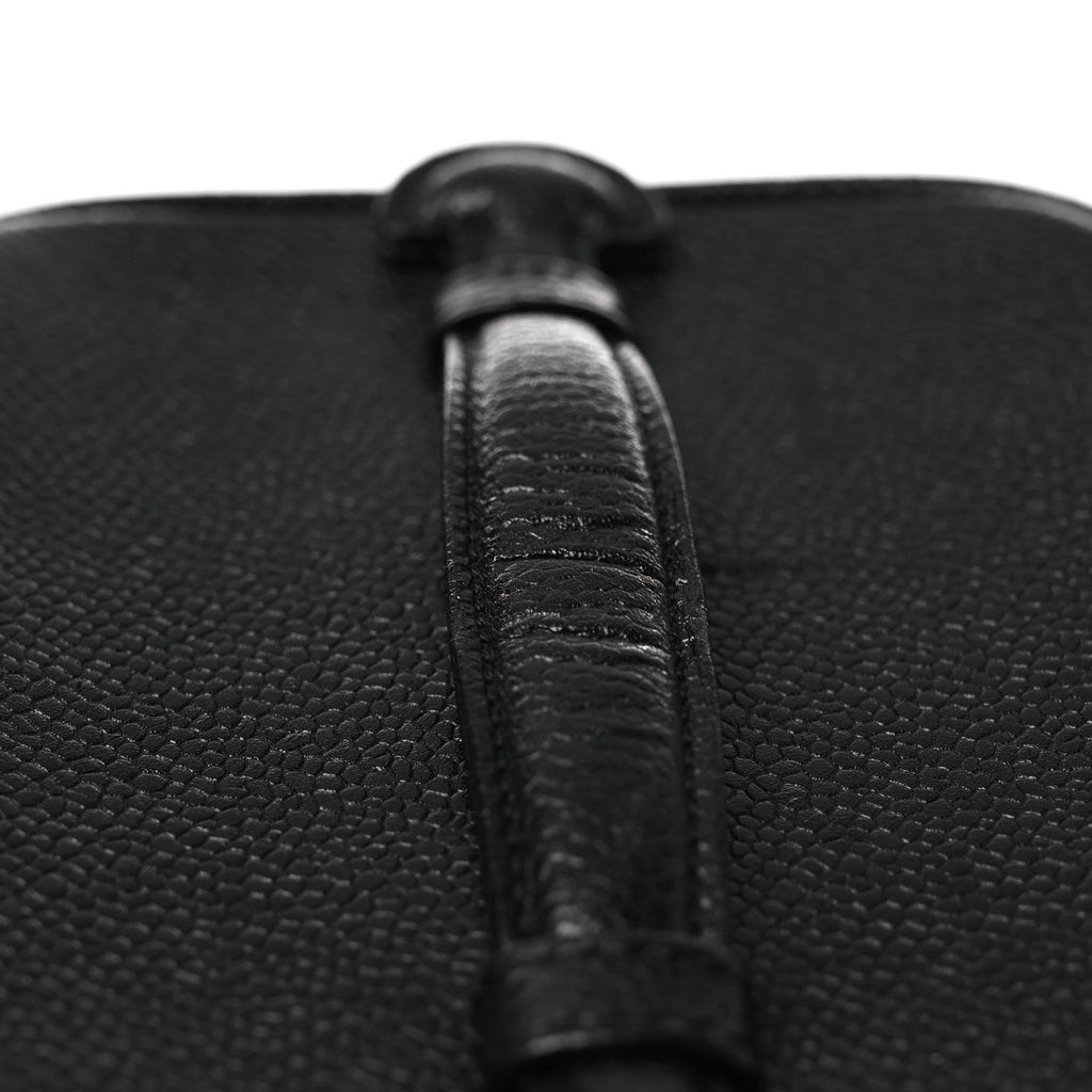 Chanel Caviar Vanity Cosmetic Case Black