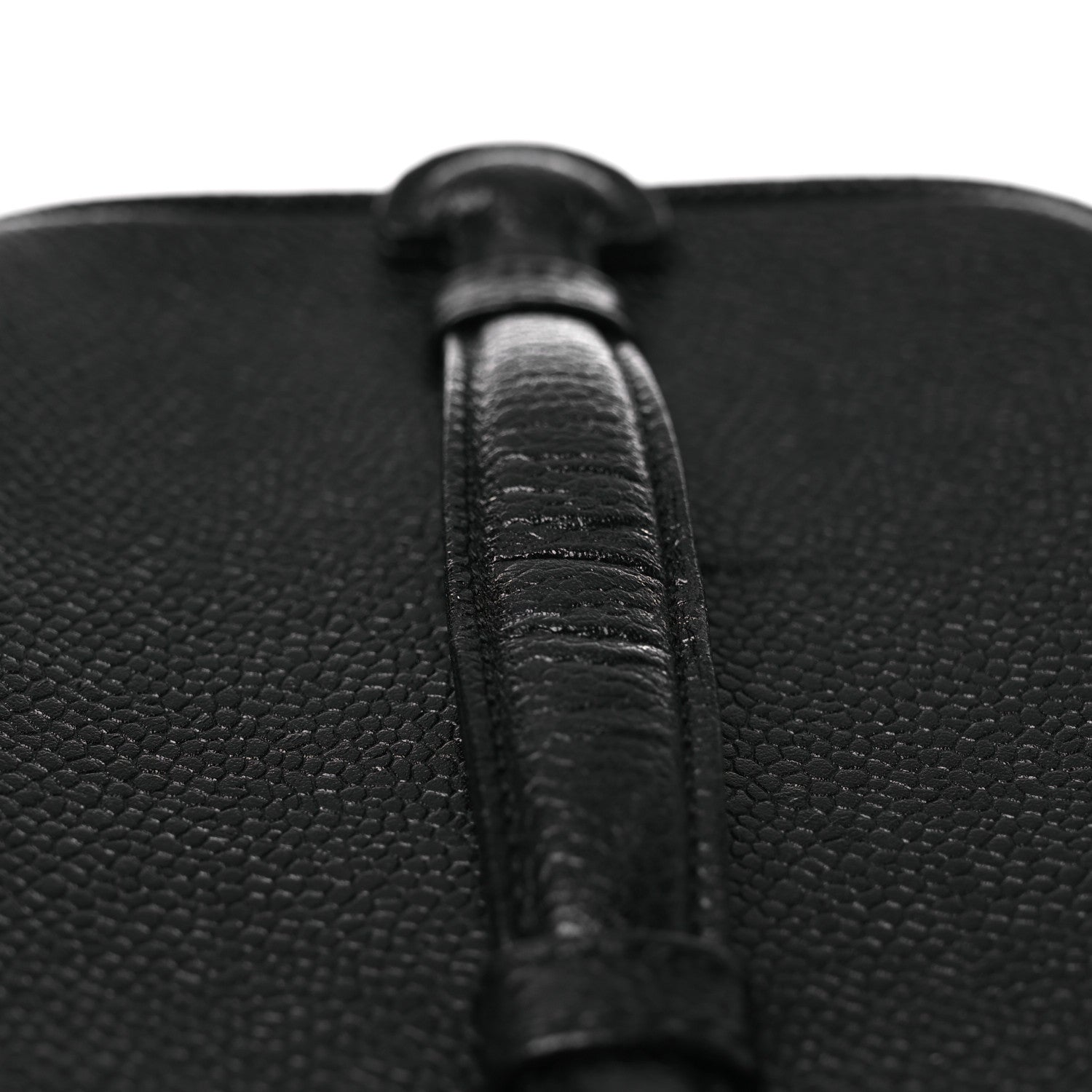 Chanel Caviar Vanity Cosmetic Case Black
