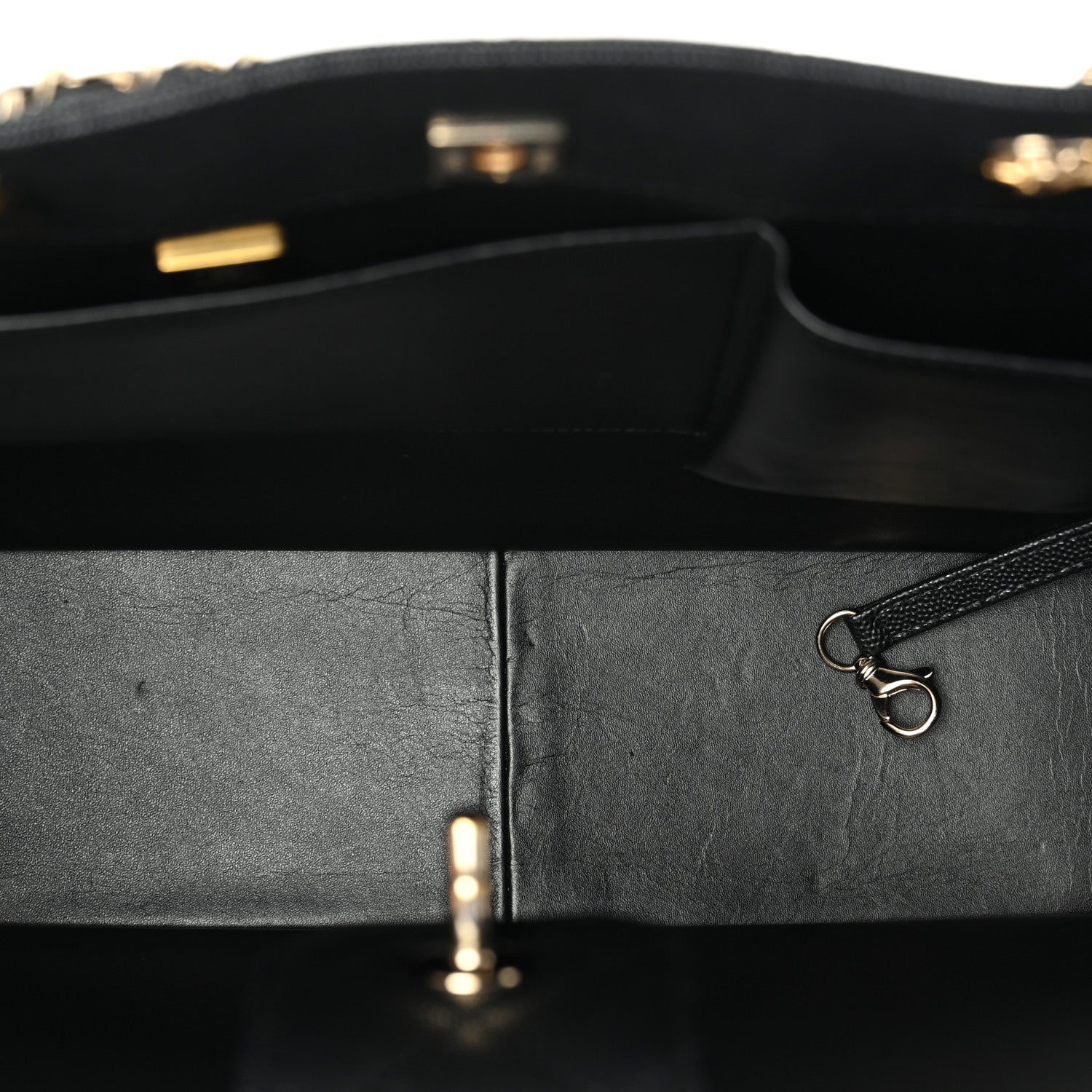 Chanel Caviar Quilted Large CC Shopping Tote Black