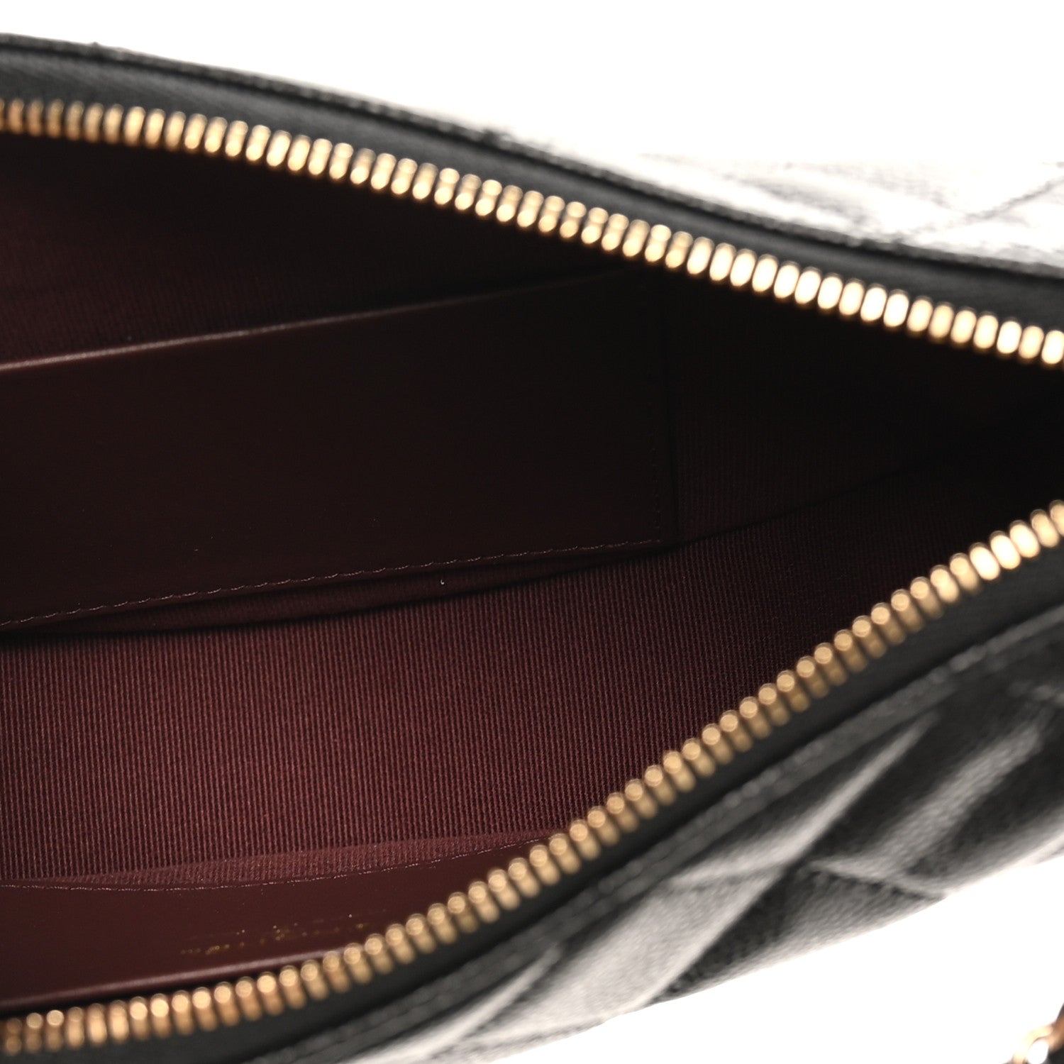 Chanel Caviar Quilted Clutch With Chain Black