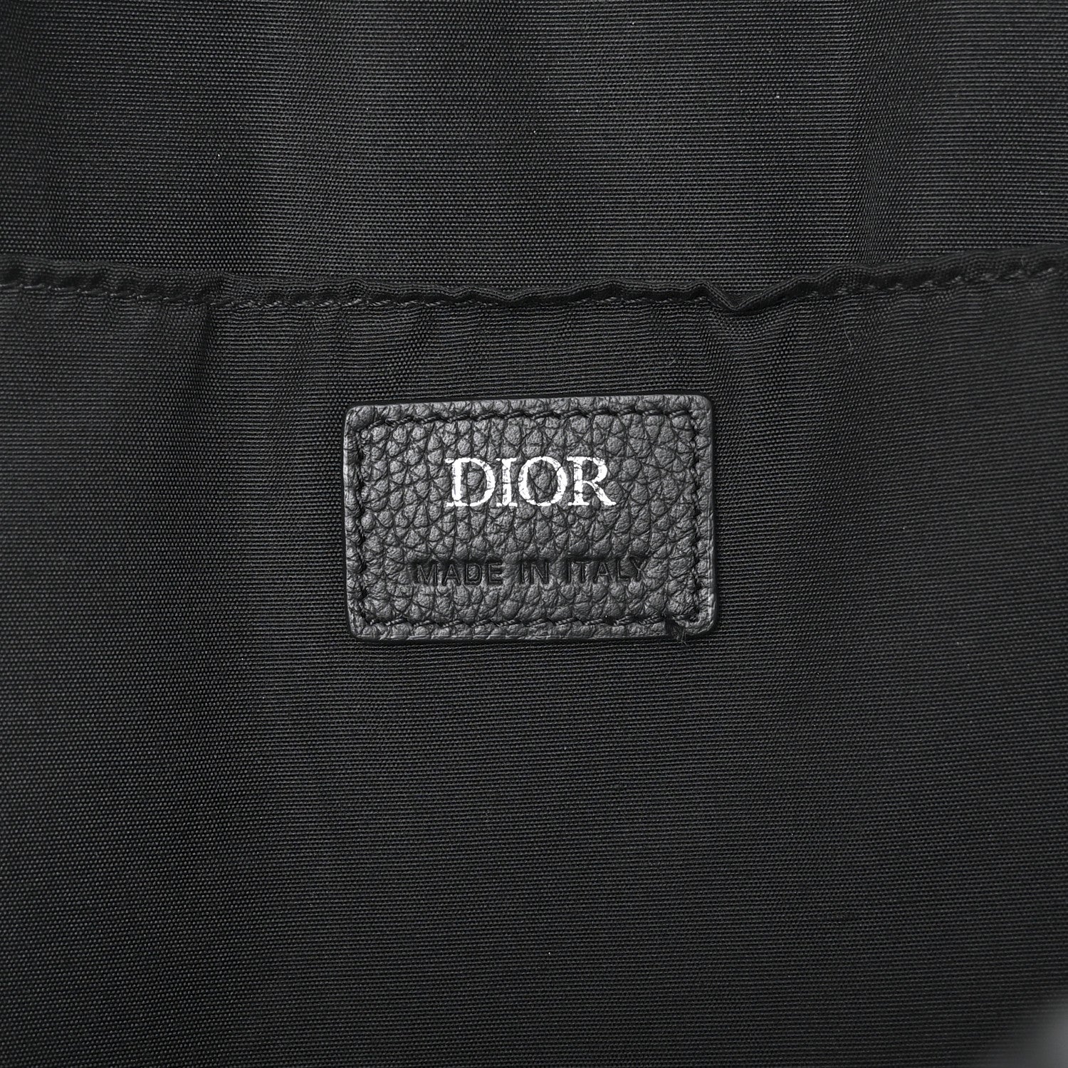 Christian Dior Oblique Calfskin Rider Kid's Backpack Beige Black