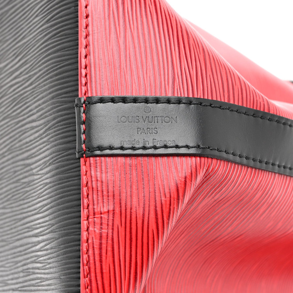 Louis Vuitton Epi Petit Noe Red Black