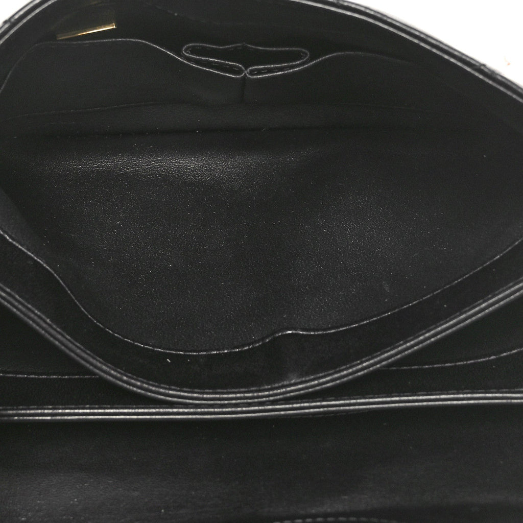 Chanel Lambskin Quilted Small Trendy CC Dual Handle Flap Bag Black