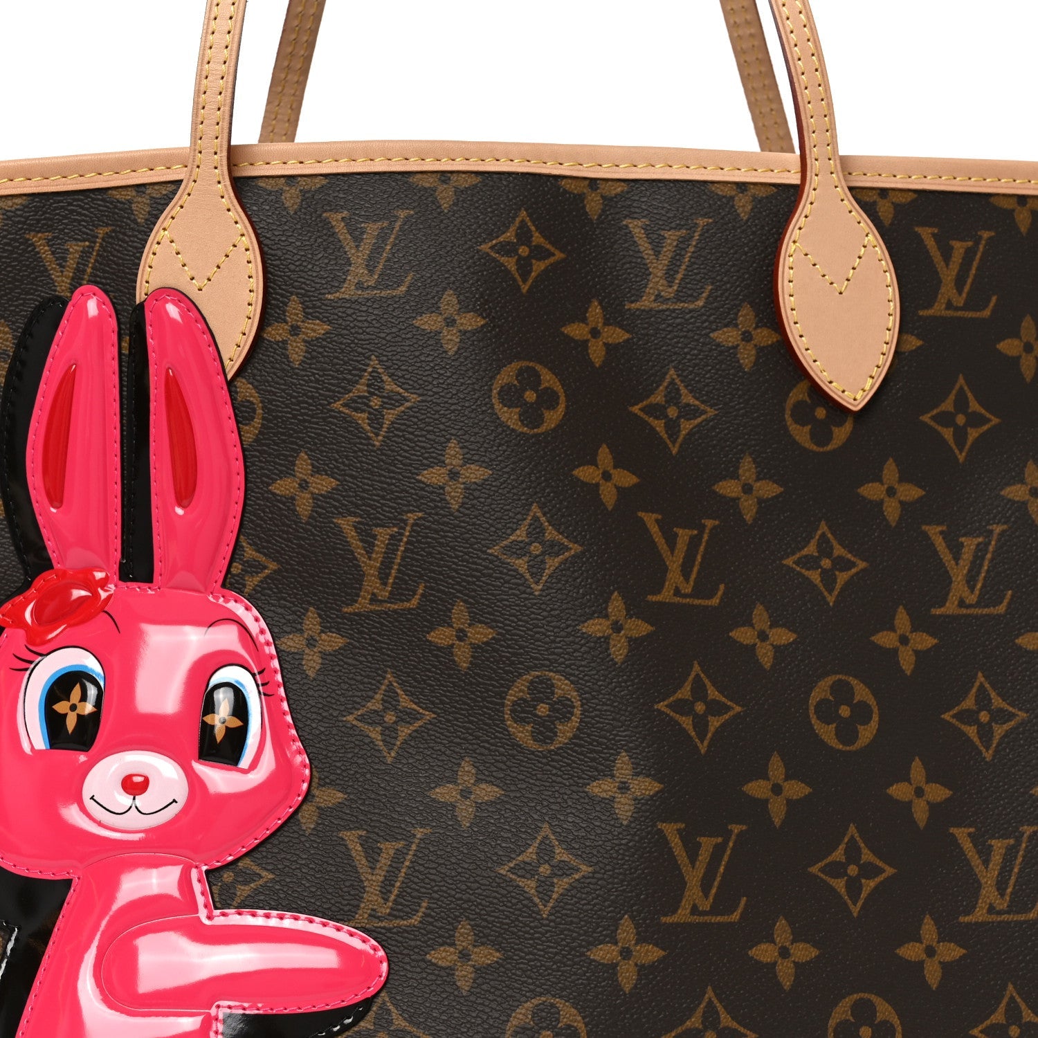 Louis Vuitton X Sun Yitian Monogram Rabbit Neverfull MM