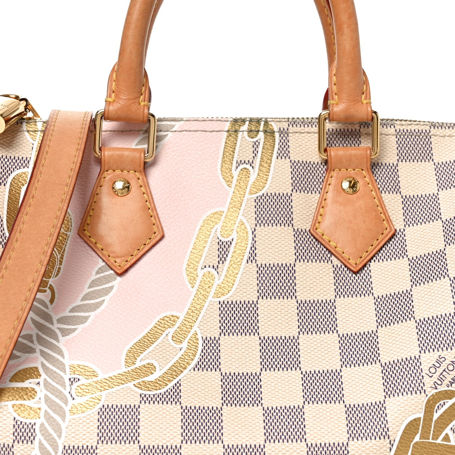 Louis Vuitton Damier Azur Nautical Speedy Bandouliere 25