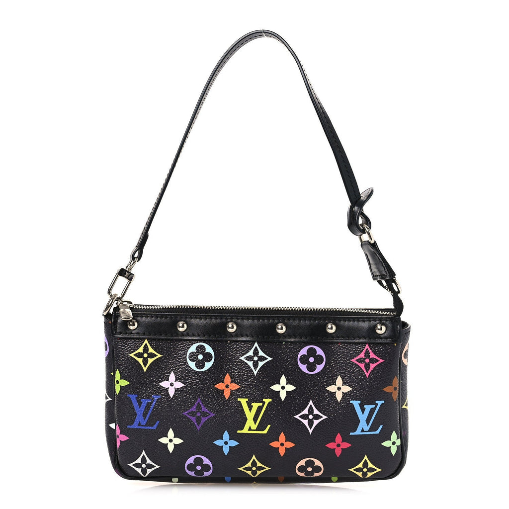 Louis Vuitton LV X TM Monogram Multicolor Pochette Accessories Black