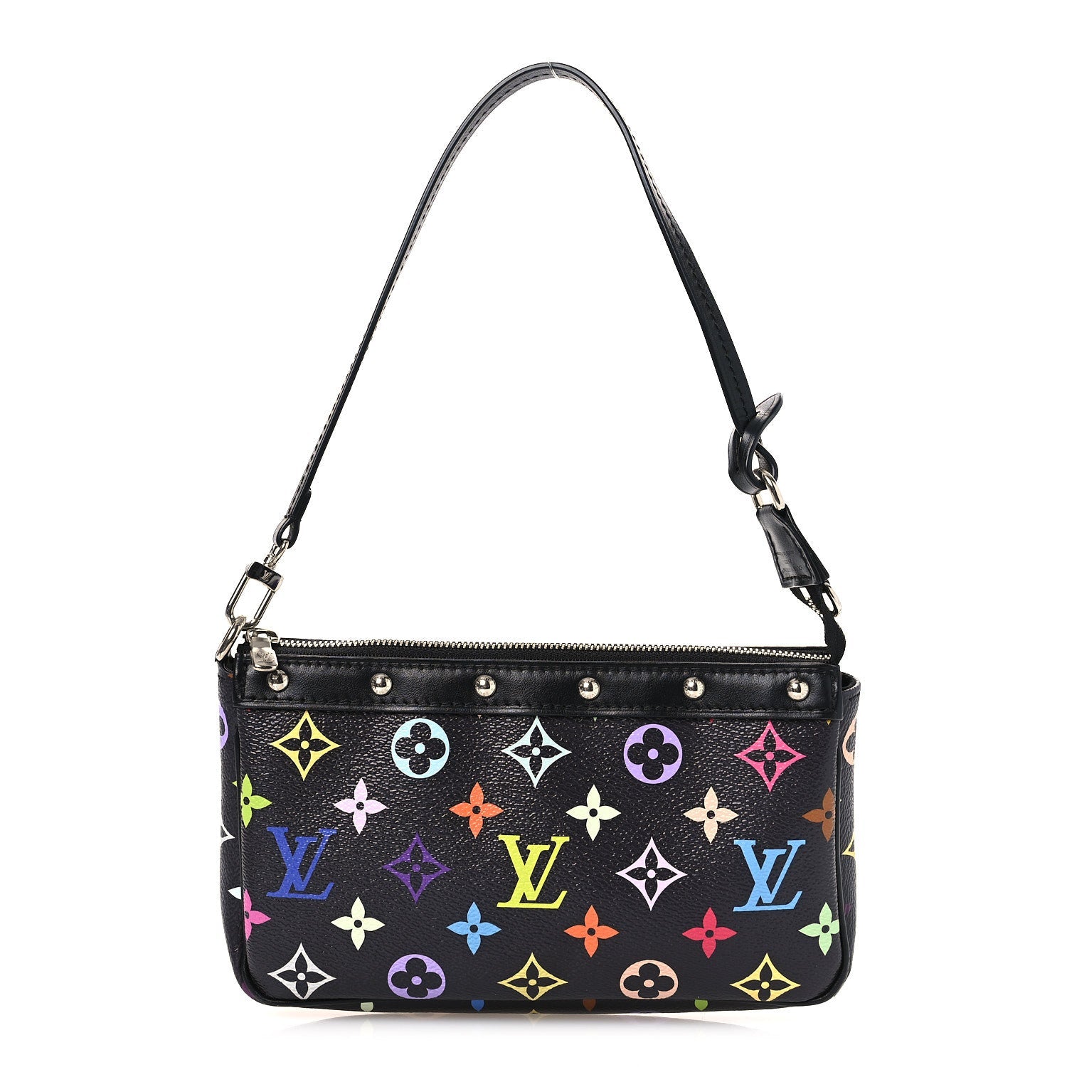 Louis Vuitton LV X TM Monogram Multicolor Pochette Accessories Black