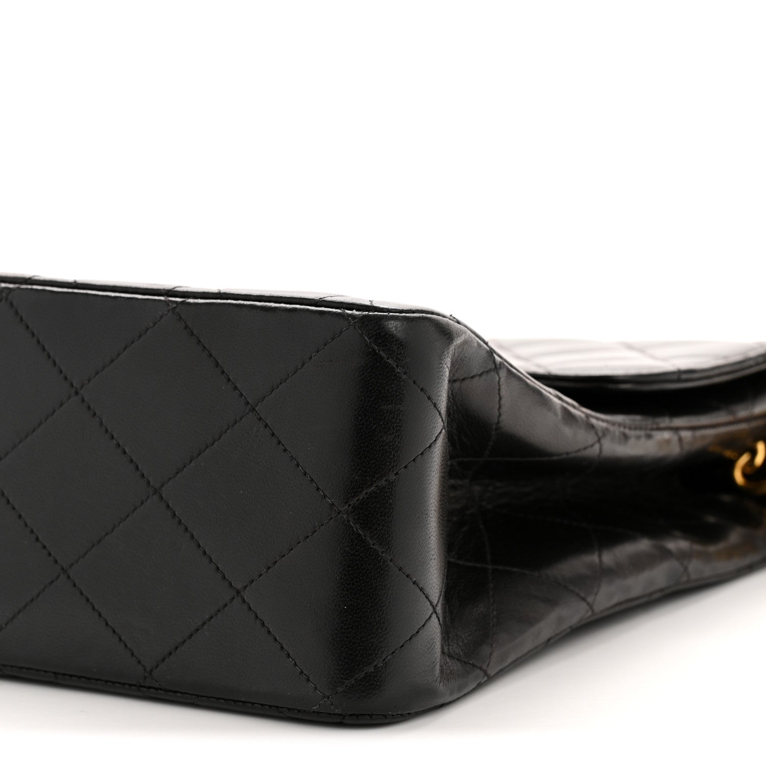 Chanel Lambskin Quilted XL Jumbo Single Flap Black