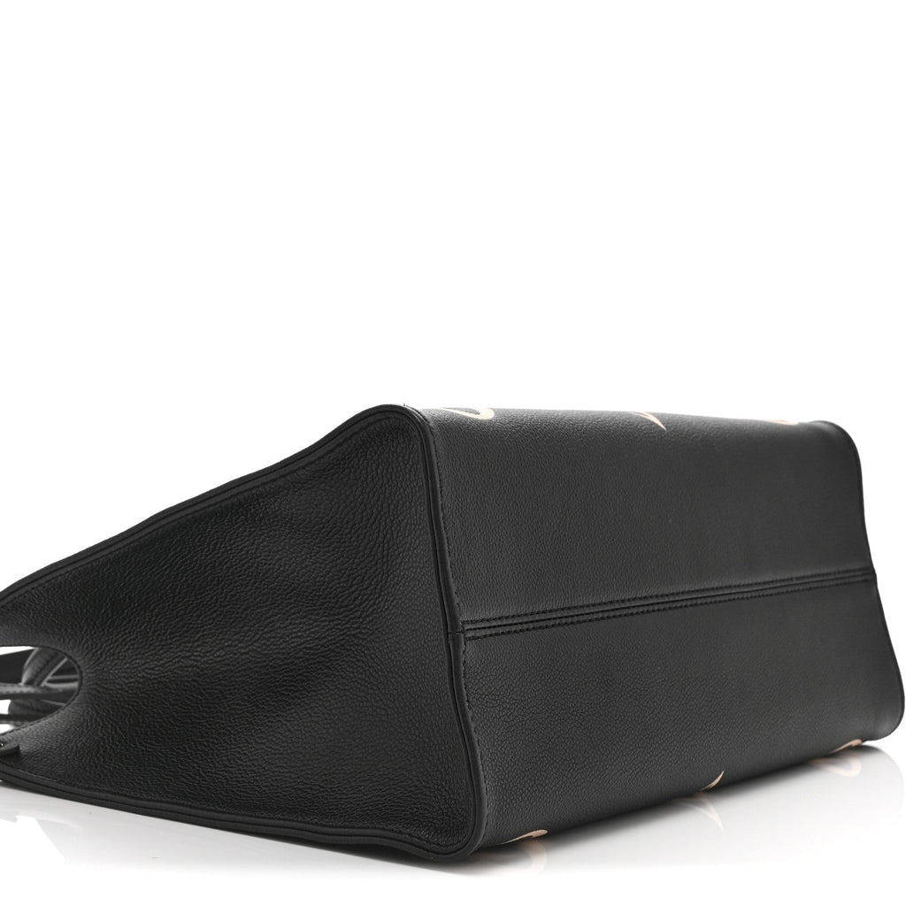 Louis Vuitton Empreinte Monogram Giant Onthego MM Black Beige