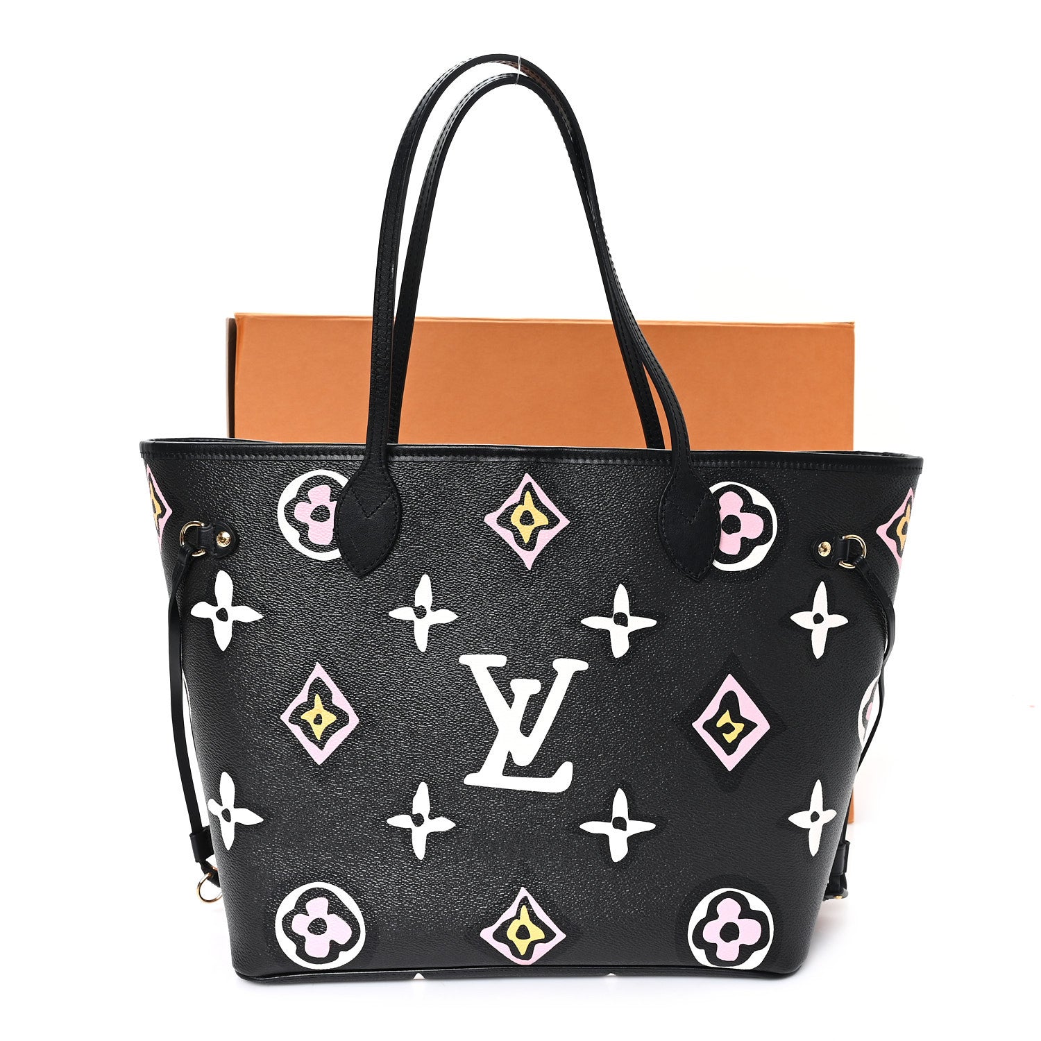 Louis Vuitton Monogram Giant Wild at Heart Neverfull MM Black
