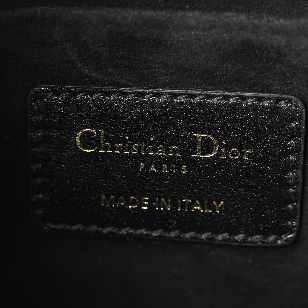 Christian Dior Calfskin Cannage Small The Lady 95.22 Black