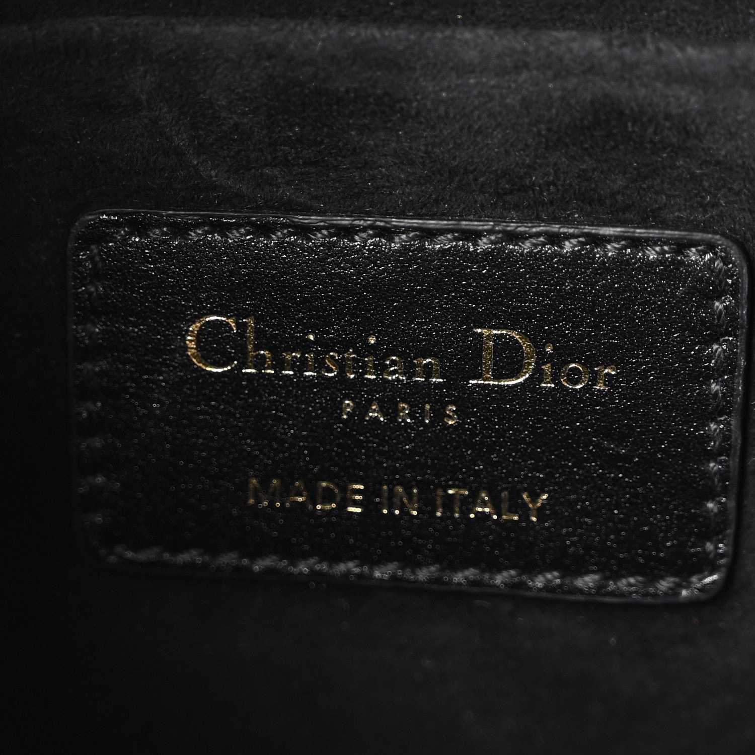 Christian Dior Calfskin Cannage Small The Lady 95.22 Black