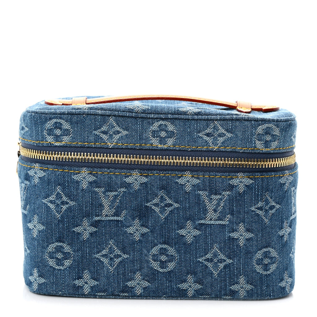 Louis Vuitton Monogram Denim Nice Mini Blue