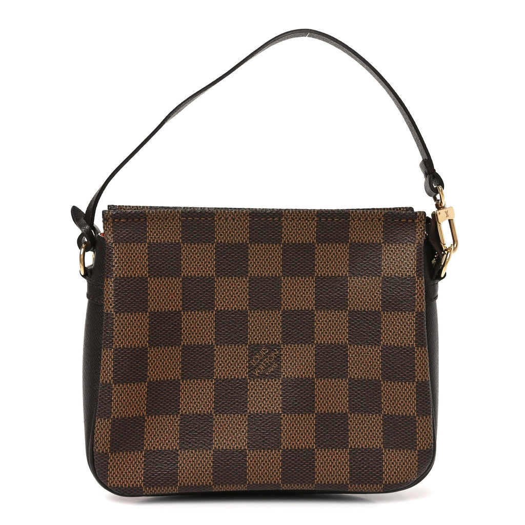 Louis Vuitton Damier Ebene Trousse Make Up Bag Pochette