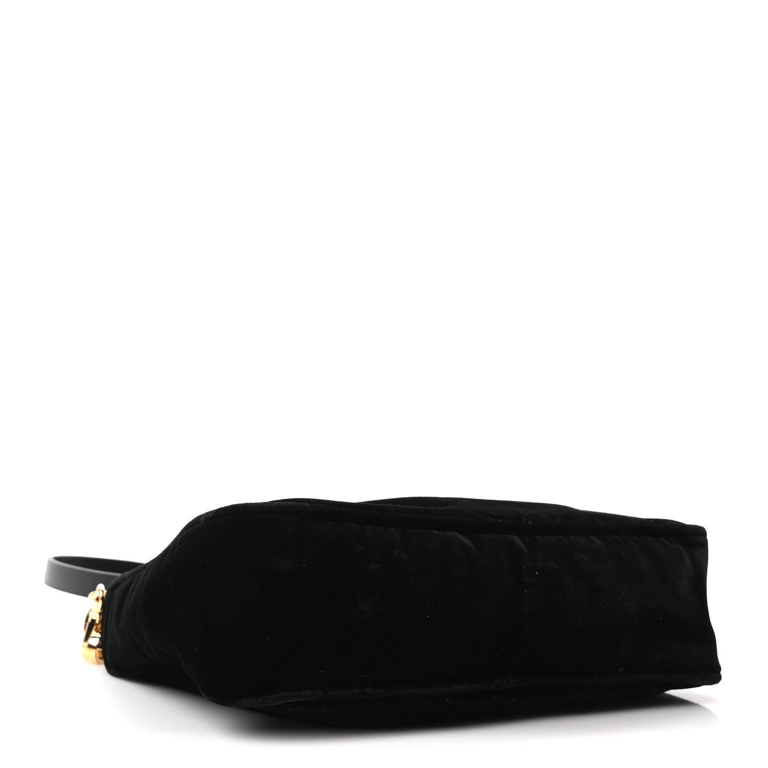 Prada Velvet Nappa Mini Re-Edition Shoulder Bag Black