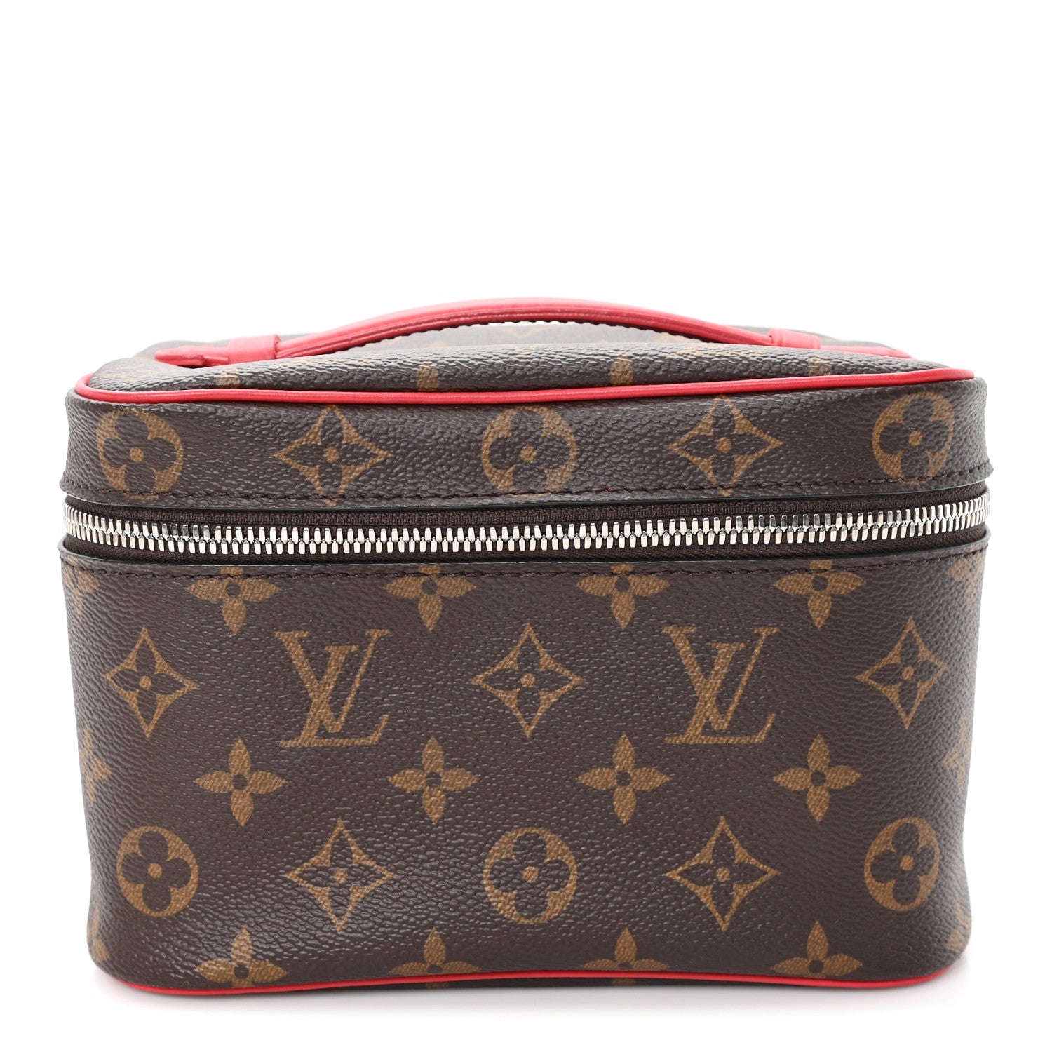 Louis Vuitton Monogram Macassar Nice Mini Rouge