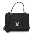 Louis Vuitton Soft Calfskin Lockme II Top Handle Black