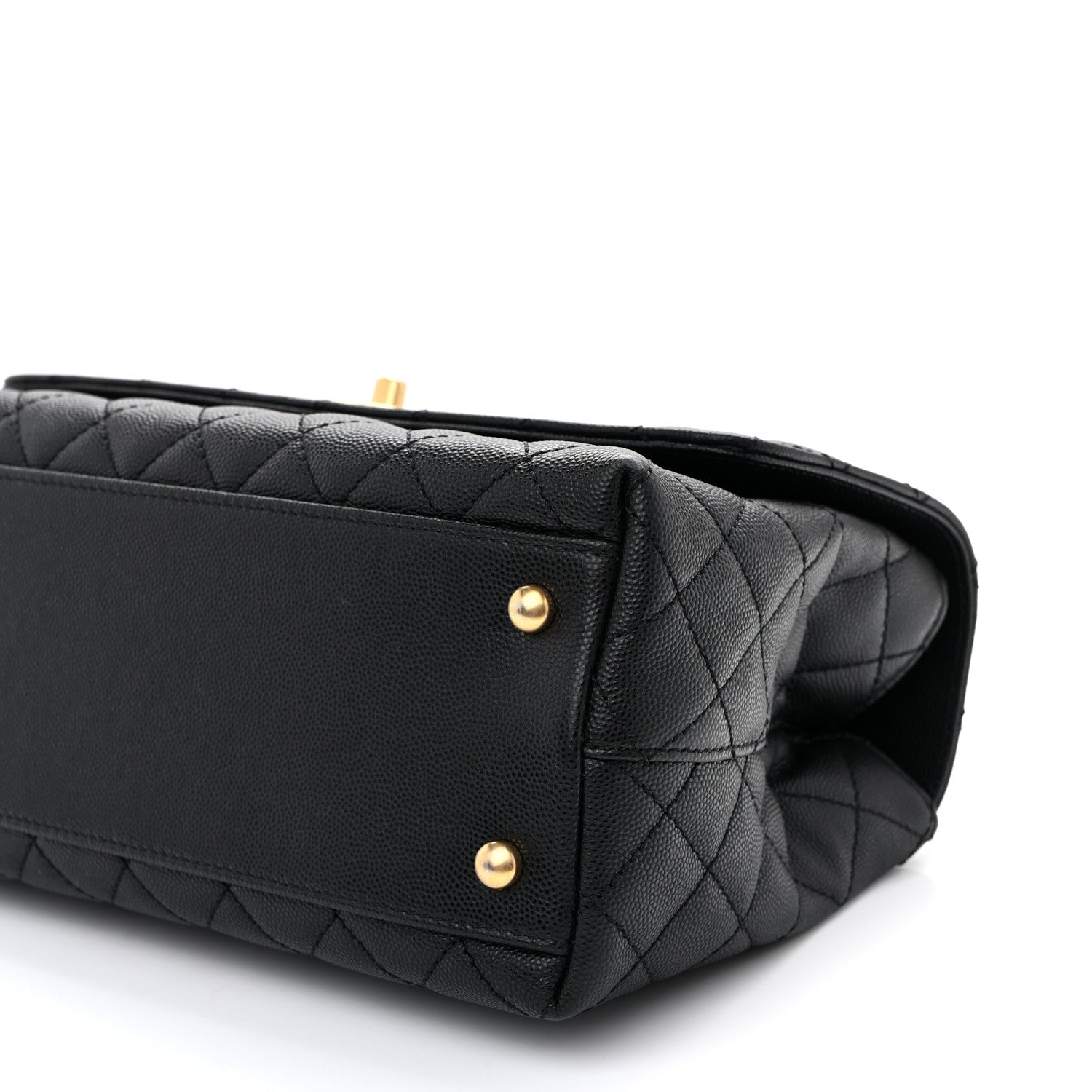 Chanel Caviar Quilted Small Coco Chain Handle Flap Black