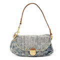Louis Vuitton Monogram Denim Mini Pleaty Blue