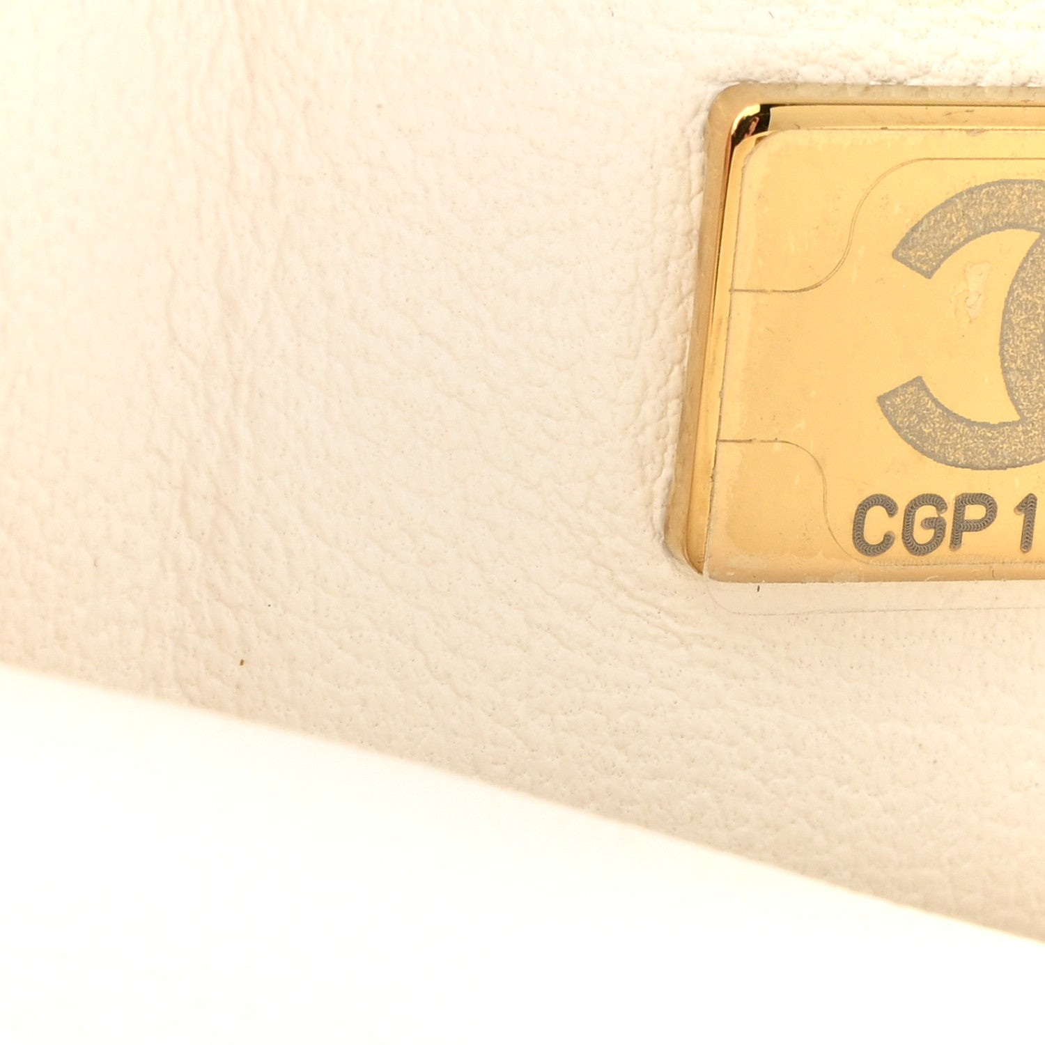 Chanel Caviar Quilted Mini Top Handle Flap White