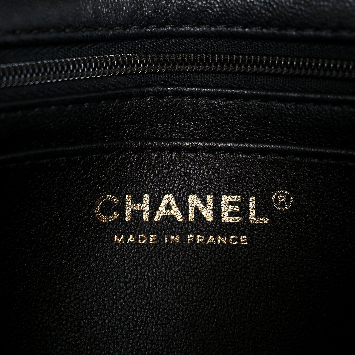 Chanel Lambskin Quilted  Pearl  Flap Black