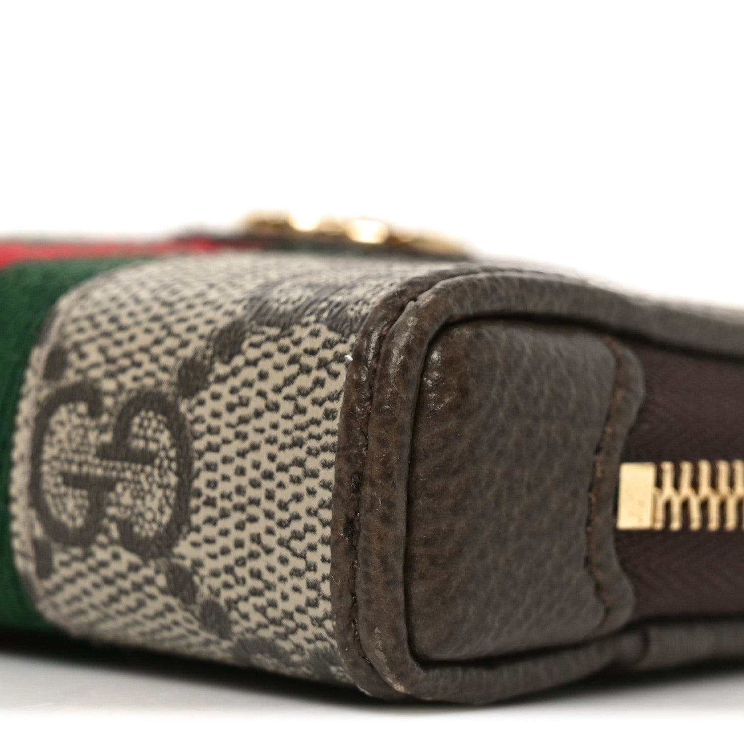 Gucci GG Supreme Monogram Web Ophidia Playing Card Case Beige New Acero