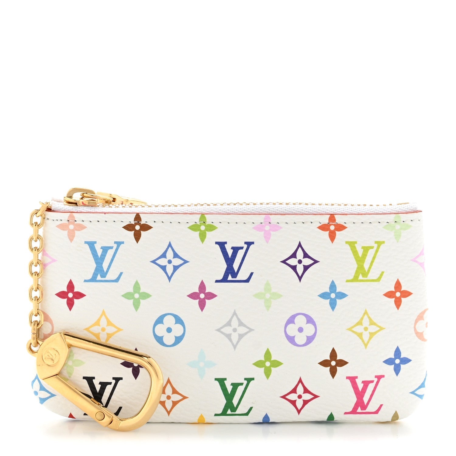 Louis Vuitton LV X TM Monogram Multicolor Key Pouch White