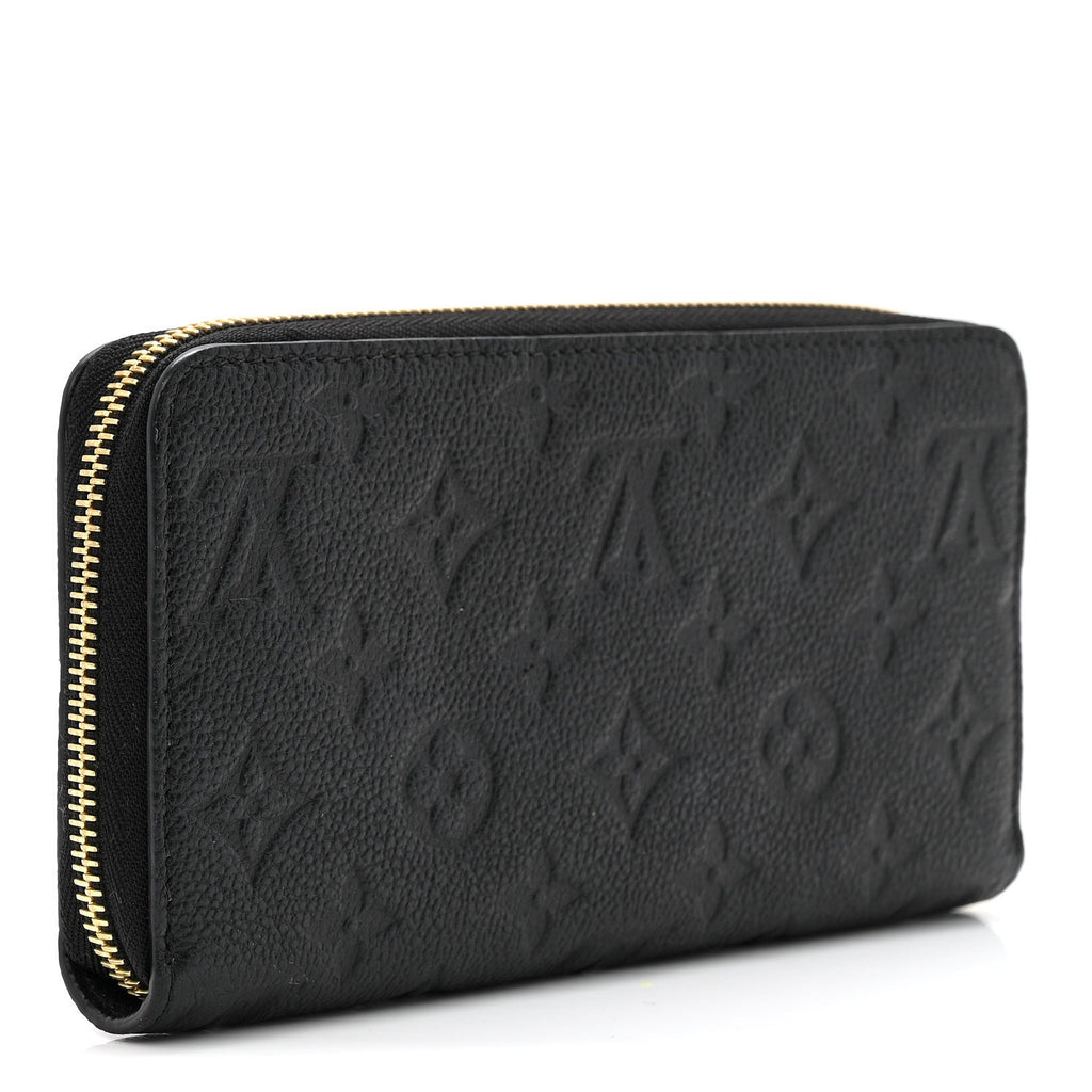 Louis Vuitton Empreinte Zippy Wallet Black