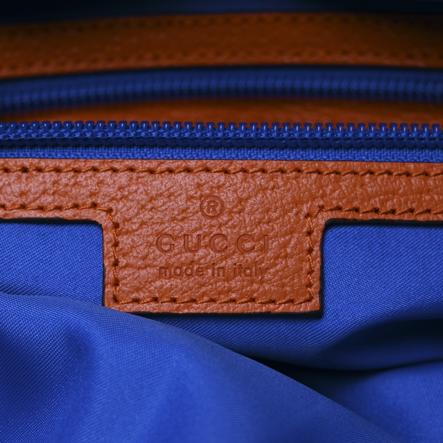 Gucci Jersey GG Monogram All Over Pan Sport Double Buckle Backpack  Blue Multicolor