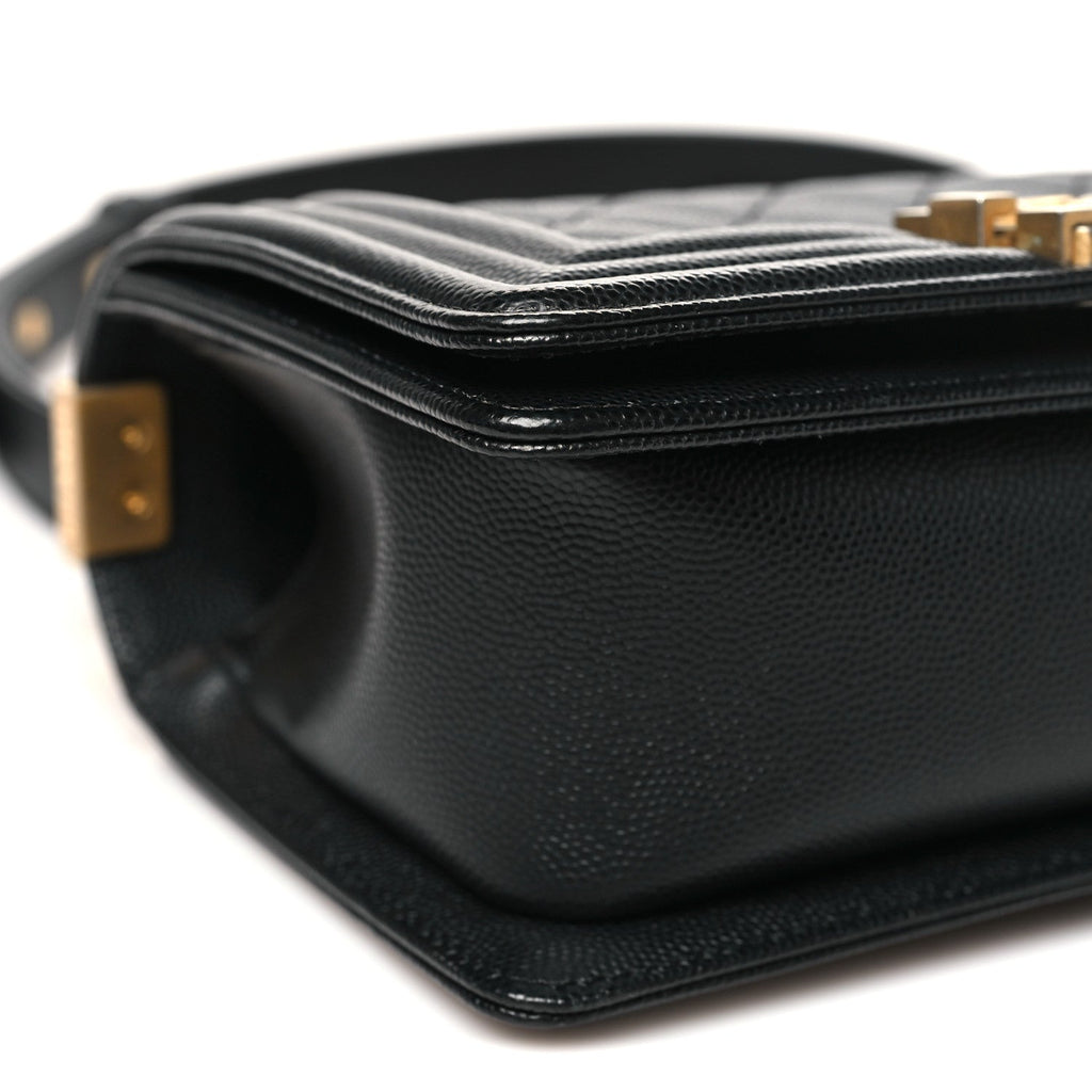 Chanel Caviar Quilted Small Boy Flap Black