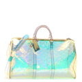 Louis Vuitton PVC Monogram Keepall Bandouliere 50 Iridescent Prism