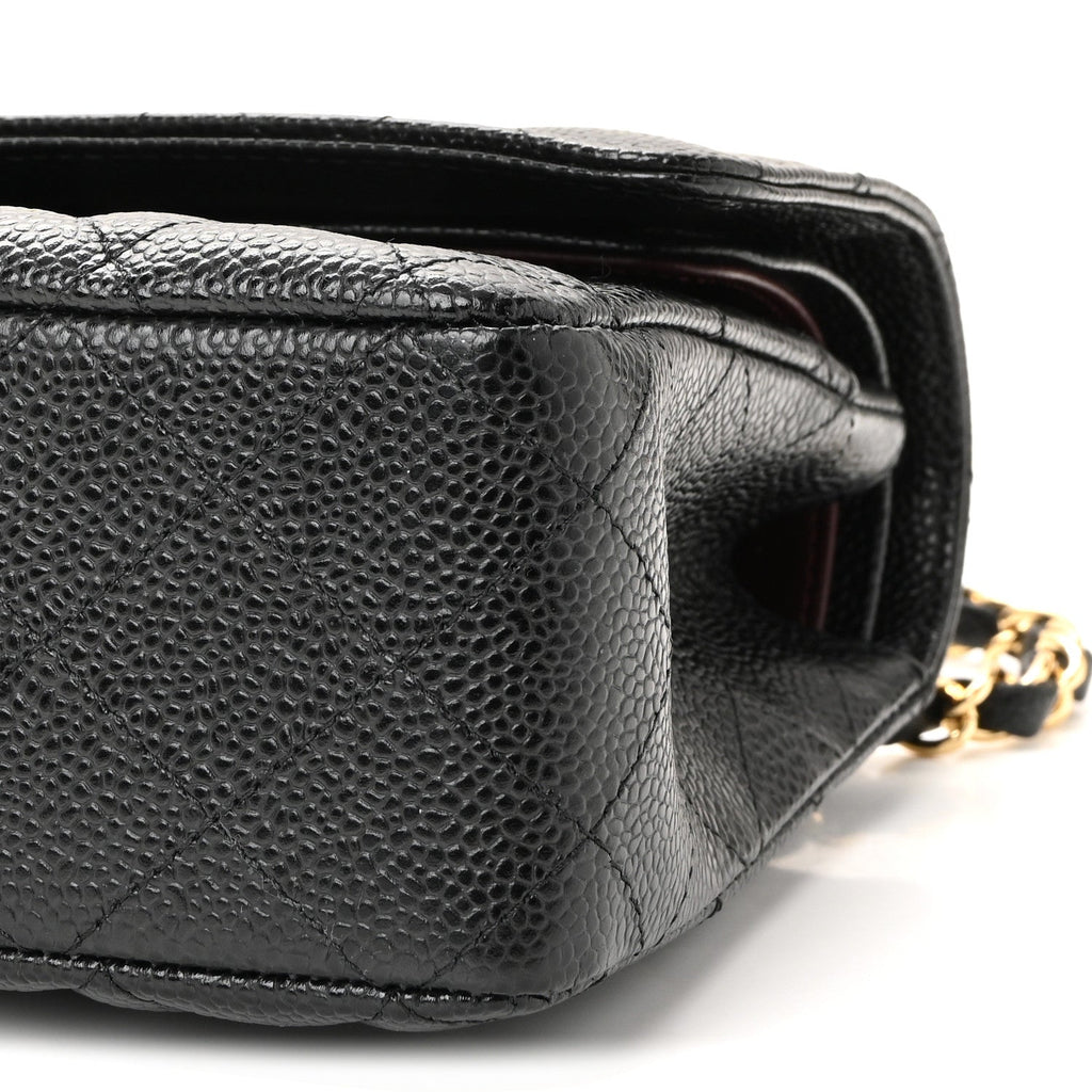 Chanel Caviar Quilted Medium Double Flap Black