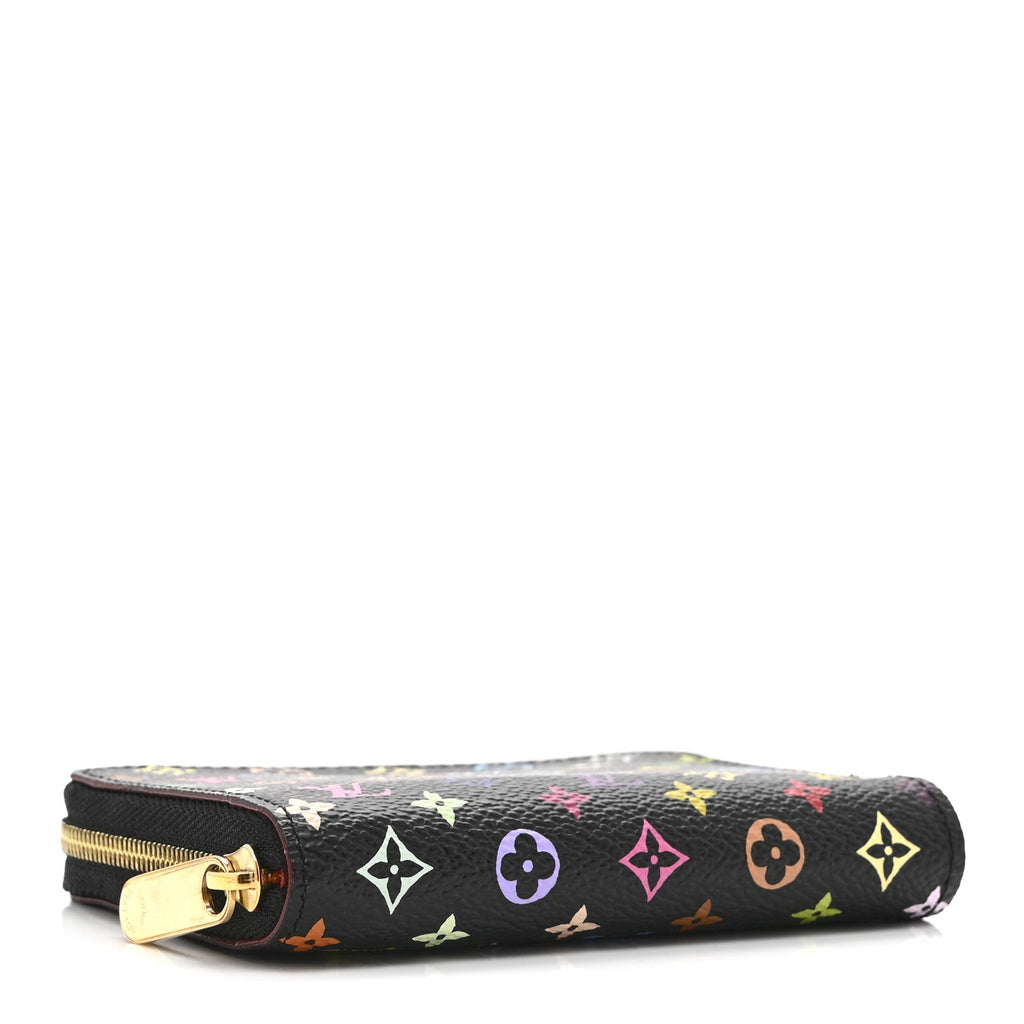 Louis Vuitton Monogram Multicolor Zippy Coin Purse Black Grenade