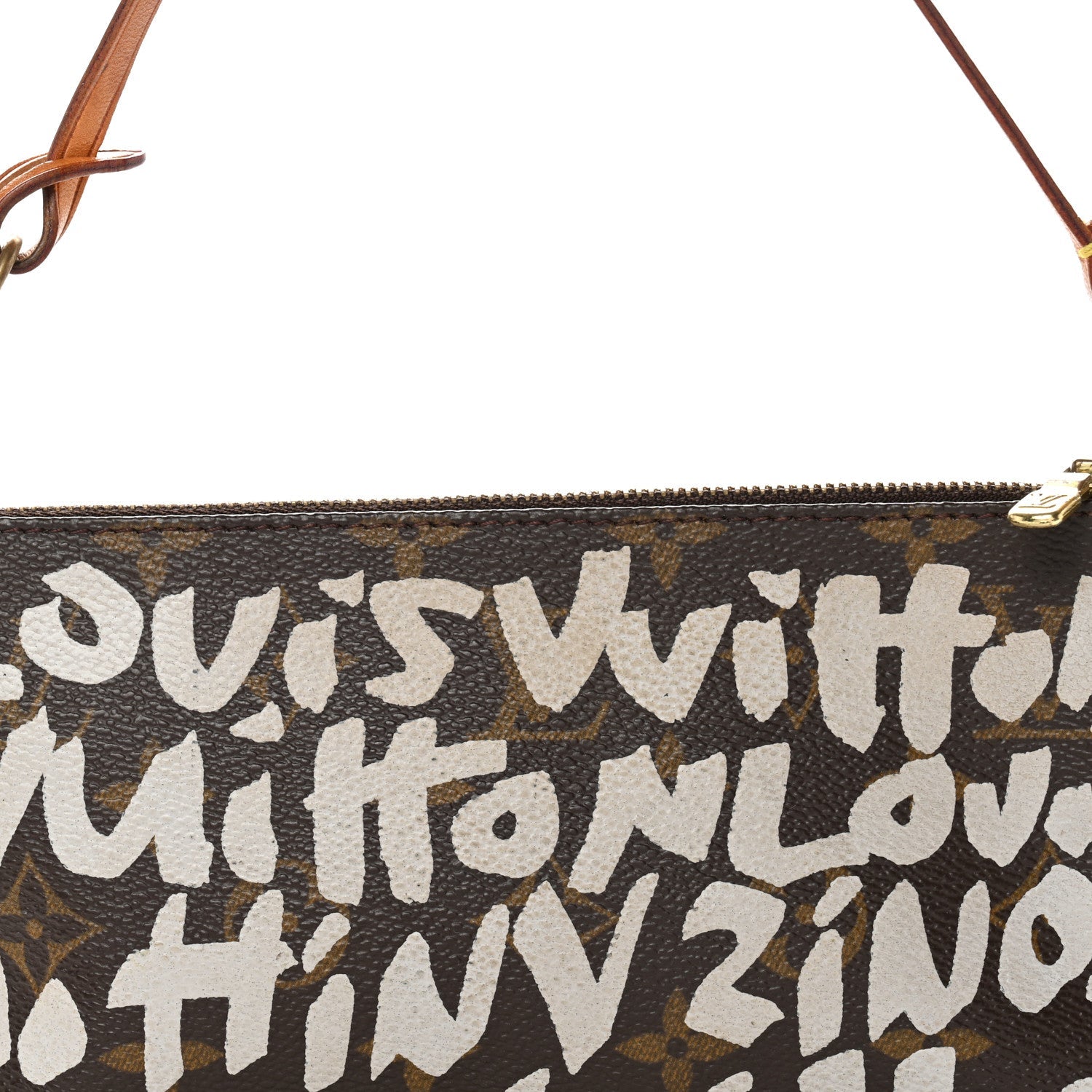 Louis Vuitton Monogram Graffiti Pochette Accessories Silver