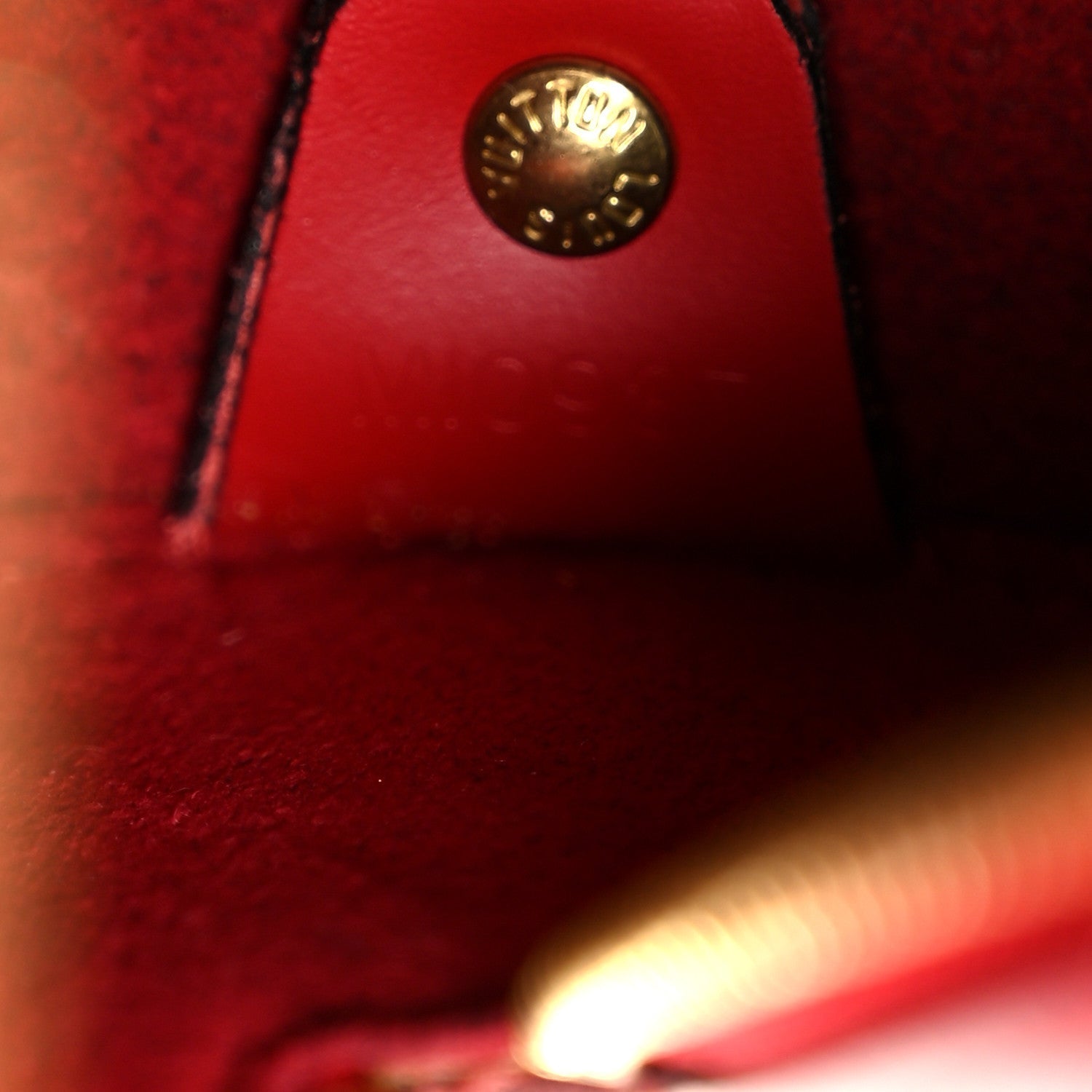 Louis Vuitton Epi Soufflot Castillan Red