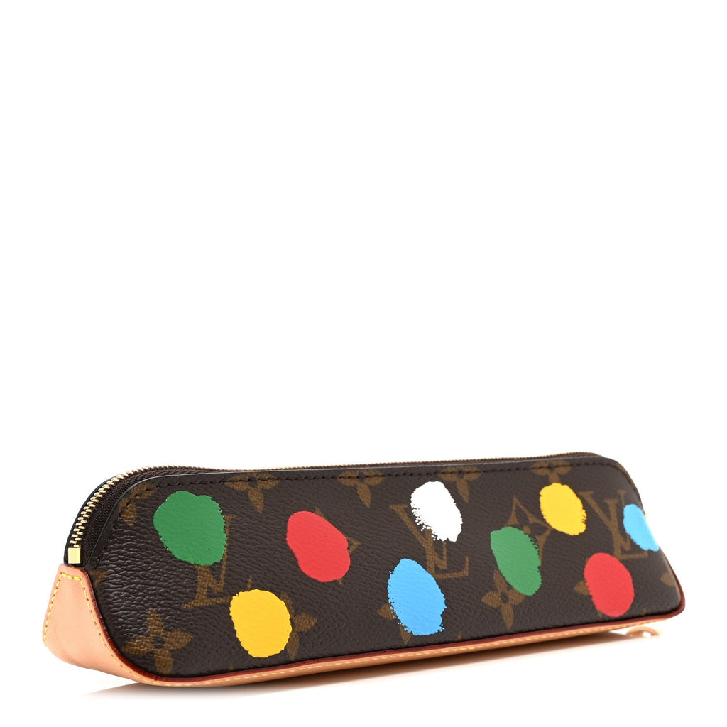 Louis Vuitton X YK Monogram Dots Elizabeth Pencil Pouch Multicolor