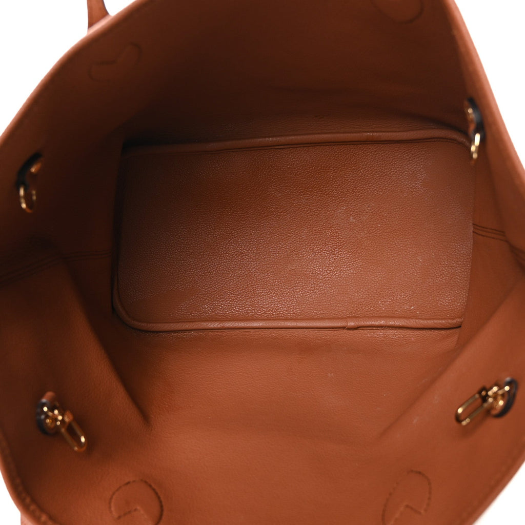 Louis Vuitton Monogram Calfskin Neo Neverfull Inside Out MM Tan