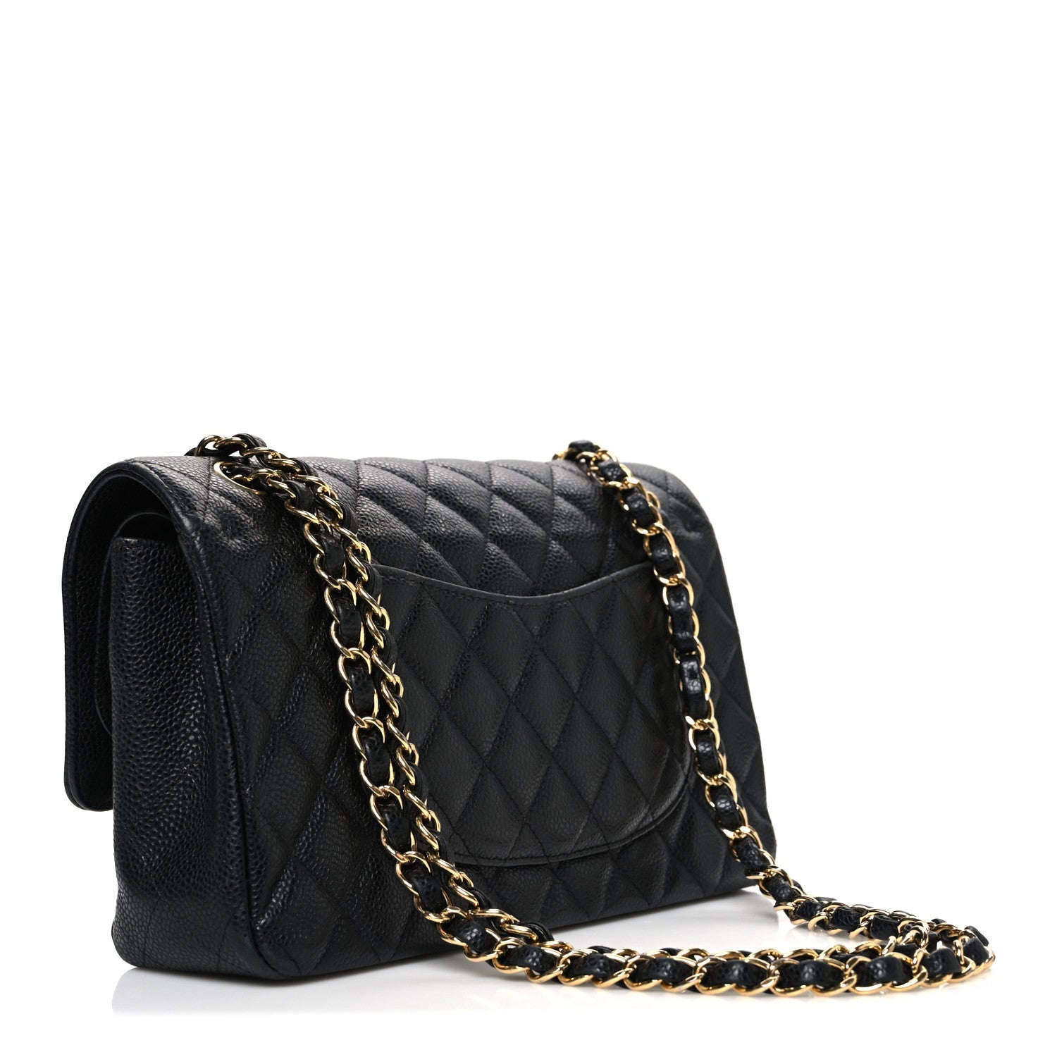 Chanel Caviar Quilted Medium Double Flap Black