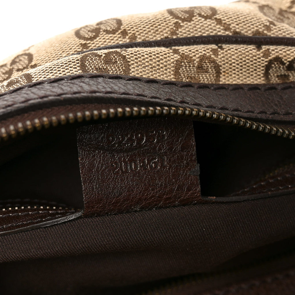 Gucci Monogram Medium Interlocking Icon Tote Dark Brown