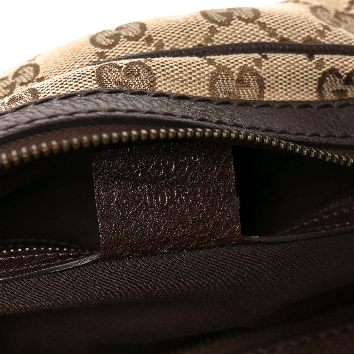 Gucci Monogram Medium Interlocking Icon Tote Dark Brown